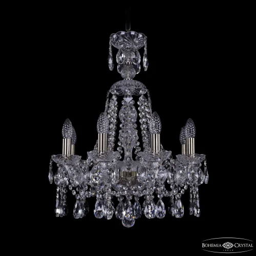 Люстра подвесная 1413/8/165/XL-61 Pa Bohemia Ivele Crystal без плафона на 8 ламп, основание бронзовое в стиле классический sp