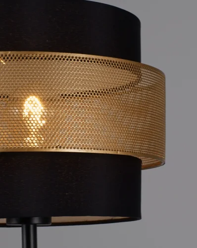 Торшер Gela V10494-1F Moderli  золотой чёрный 1 лампа, основание чёрное в стиле современный лофт
 фото 5
