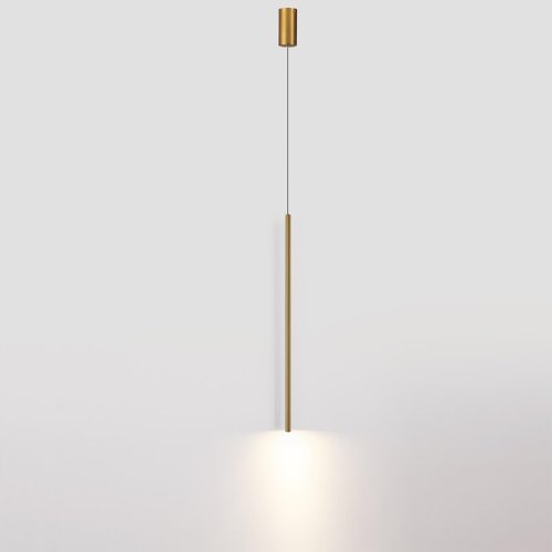 Светильник подвесной LED Milly 7104/4L Odeon Light бронзовый на 1 лампу, основание бронзовое в стиле хай-тек трубочки фото 3