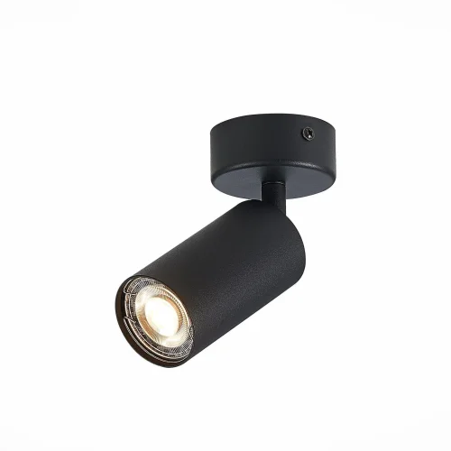 Светильник накладной Dario ST303.402.01 ST-Luce чёрный 1 лампа, основание чёрное в стиле модерн хай-тек круглый