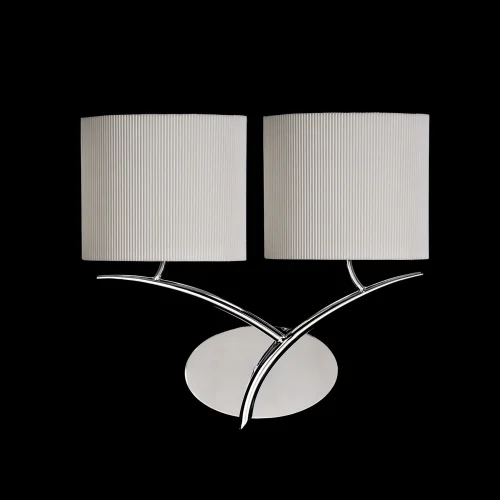 Бра  EVE CROMO - P. CREMA 1135 Mantra белый на 2 лампы, основание хром в стиле современный  фото 3