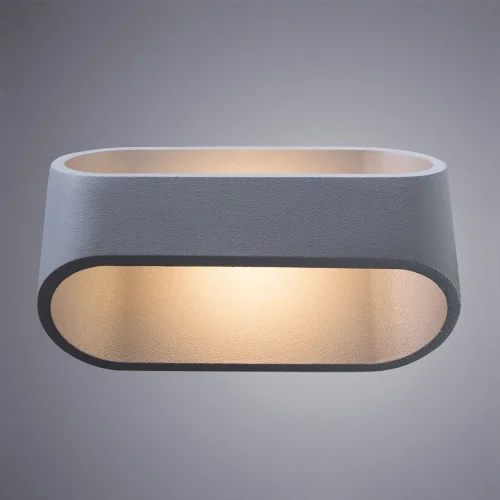 Бра LED Maniglia A1428AP-1GY Arte Lamp серый на 1 лампа, основание серое в стиле модерн хай-тек  фото 2