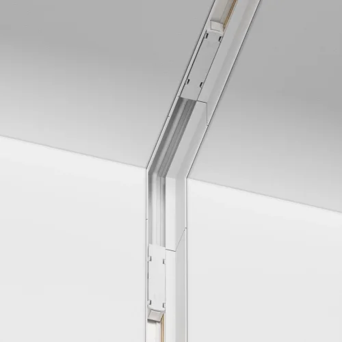 Угловой коннектор внутренний Magnetic track system TRA004ICL-22W Maytoni белый в стиле для светильников серии Magnetic track system S35 встраиваемый магнитный s35 магнитный фото 2