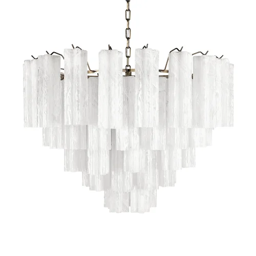 Люстра подвесная Мурано / Murano 10580/800 White LOFT IT белая на 18 ламп, основание бронзовое в стиле арт-деко современный фото 3