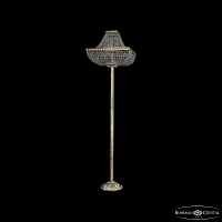 Торшер 19282T6/H/45IV-172 G Bohemia Ivele Crystal sp прозрачный 9 ламп, основание золотое в стиле классический
