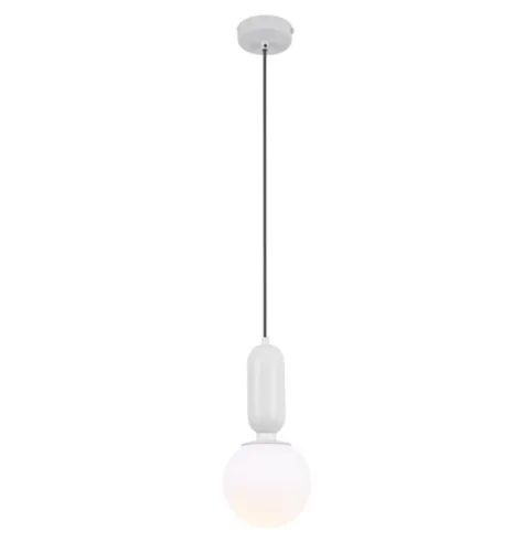 Светильник подвесной Aniela APL.612.16.01 Aployt белый 1 лампа, основание белое в стиле современный 