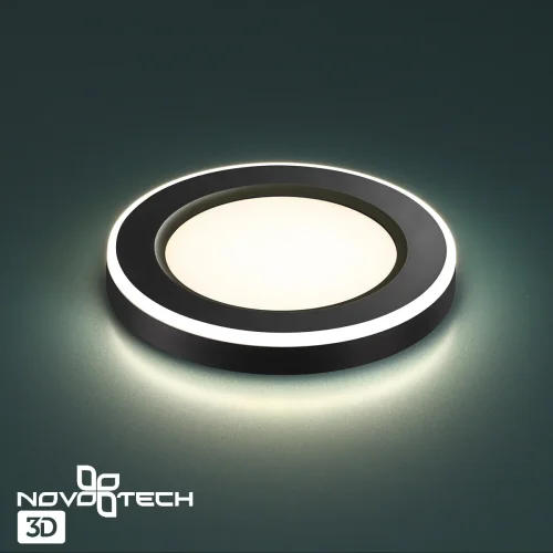 Светильник точечный LED Span 359013 Novotech белый 1 лампа, основание чёрное в стиле хай-тек  фото 9