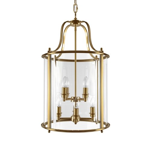 Светильник подвесной Lighthouse 10456/8 AB LOFT IT прозрачный на 8 ламп, основание бронзовое в стиле классический арт-деко фото 3 Светильник подвесной Lighthouse 10456/8 AB LOFT IT прозрачный на 8 ламп, основание бронзовое в стиле классический арт-деко фото 3