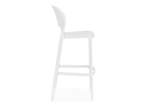 Барный стул Sim white 15693 Woodville, белый/, ножки/пластик/белый, размеры - ****530*530 фото 3