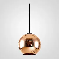Светильник подвесной Copper Shade D25 179998-22 ImperiumLoft медь 1 лампа, основание медь в стиле современный арт-деко 