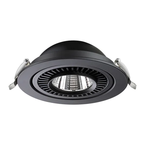 Светильник точечный LED Gesso 358818 Novotech чёрный 1 лампа, основание чёрное в стиле современный  фото 3