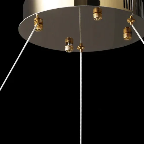 Люстра подвесная MADELAIN D76 195487-23 ImperiumLoft белая на 1 лампа, основание золотое в стиле современный  фото 4