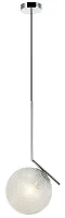 Светильник подвесной Pizano 2131/04/01P Stilfort прозрачный 1 лампа, основание хром в стиле современный шар