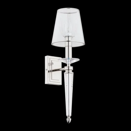 Бра Dalila DAL-KD-1(BN/A) Kutek прозрачный на 1 лампа, основание никель в стиле американский  фото 2