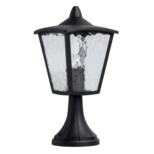 Парковый светильник Телаур 806040401 MW-Light уличный IP44 чёрный 1 лампа, плафон прозрачный в стиле классический E27