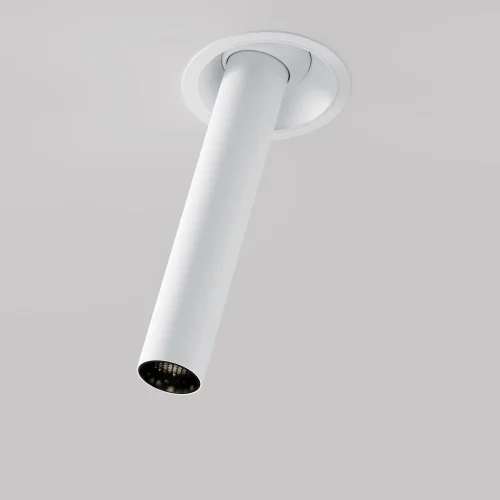Светильник точечный LED Focus T C140RS-L300-7W4K-W Maytoni белый на 1 лампу, основание белое в стиле современный хай-тек трубочки фото 10