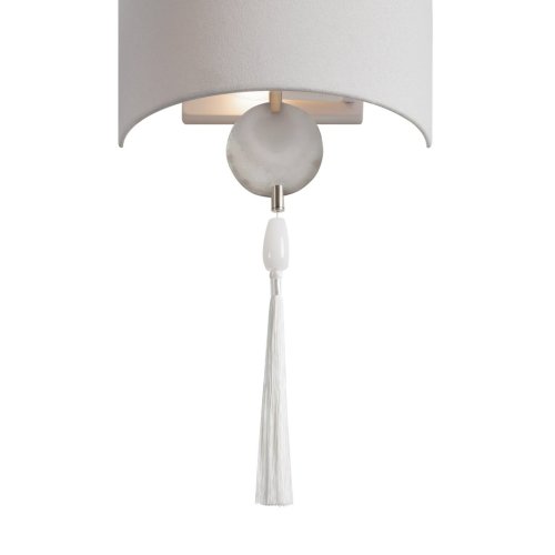 Бра Agate FR2052WL-02N Freya серый на 2 лампы, основание никель в стиле классический прованс фото 15