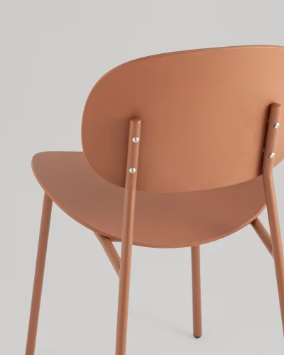 Стул Edie, пластик коричневый NP УТ000040833 Stool Group, коричневый/пластик, ножки/металл/коричневый, размеры - ***** фото 5