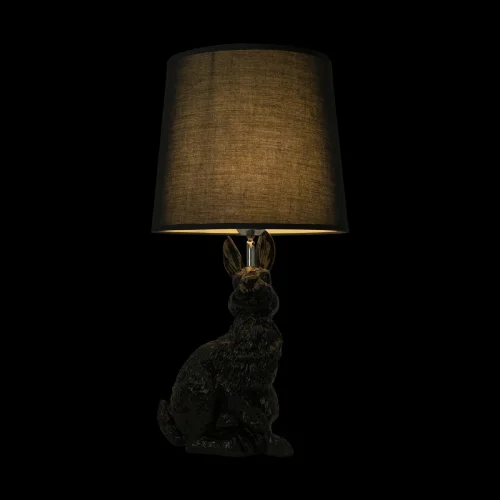 Настольная лампа Раббит (Rabbit) 10190 Black LOFT IT чёрная на 1 лампу, основание чёрное смола в стиле современный животные фото 2 Настольная лампа Раббит (Rabbit) 10190 Black LOFT IT чёрная на 1 лампу, основание чёрное смола в стиле современный животные фото 2