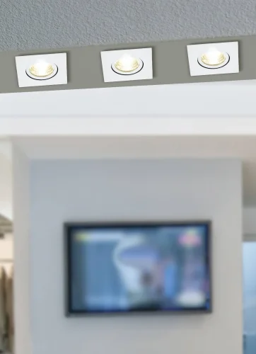 Светильник точечный LED Saliceto 98302 Eglo белый 1 лампа, основание белое в стиле современный  фото 2