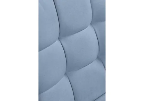 Компьютерное кресло Честер голубой (velutto 47 ) / белый 533176 Woodville, голубой/велюр, ножки/пластик/белый, размеры - *920***500*600 фото 8