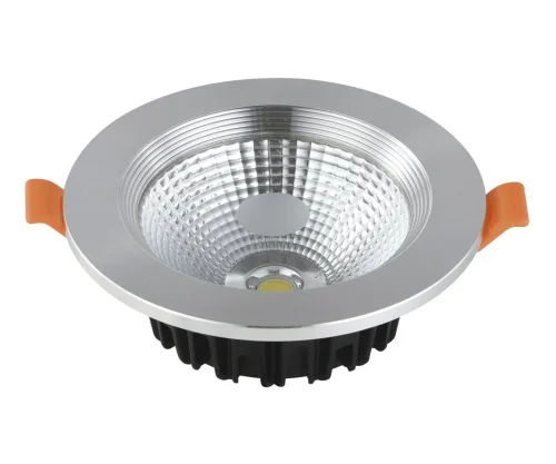 Светильник точечный LED Точка 2135,16 Kink Light серебряный 1 лампа, основание серебряное в стиле современный круглый фото 2
