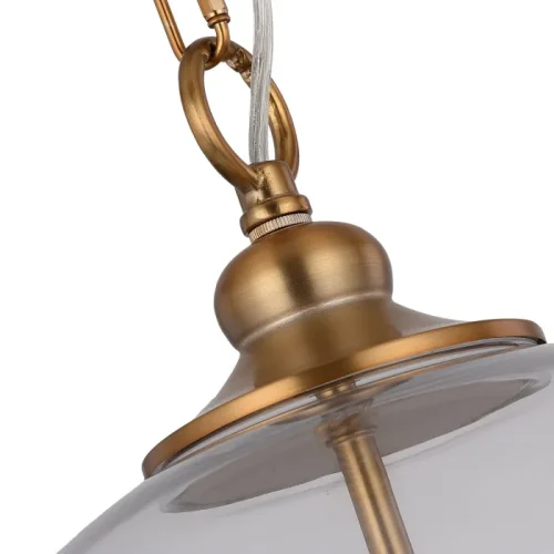 Светильник подвесной Lateria SL362.203.03 ST-Luce прозрачный на 3 лампы, основание золотое в стиле кантри фото 2