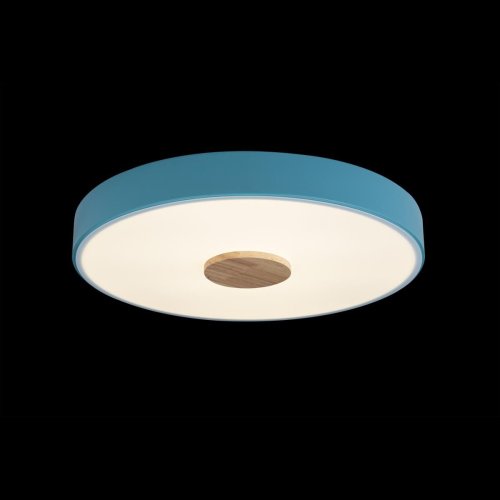 Светильник потолочный LED Axel 10003/24 Blue LOFT IT белый 1 лампа, основание голубое в стиле современный  фото 5
