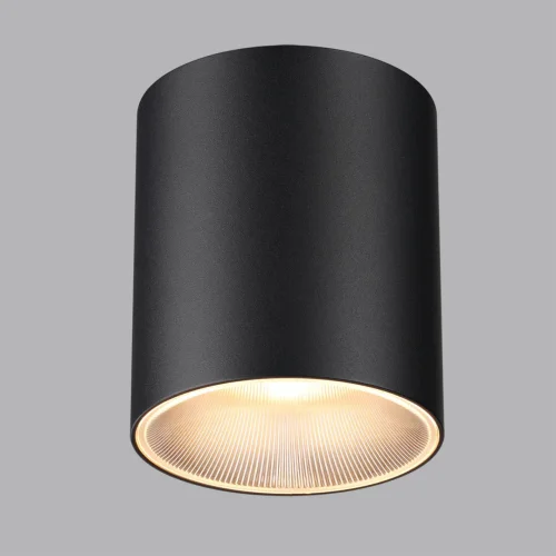 Светильник накладной LED Brim 7138/12CL Odeon Light чёрный на 1 лампу, основание чёрное в стиле современный хай-тек круглый фото 4