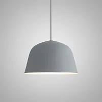 Светильник подвесной Ambit Gray 184486-26 ImperiumLoft серый на 1 лампу, основание серое в стиле скандинавский современный 