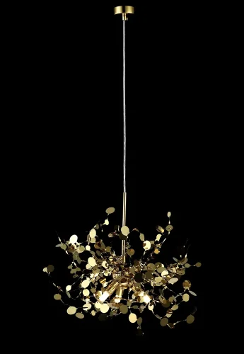 Светильник подвесной GARDEN SP3 D400 GOLD Crystal Lux золотой 3 лампы, основание золотое в стиле современный ветви фото 4