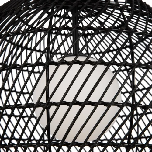 Светильник подвесной Cane MOD204PL-01B Maytoni белый чёрный 1 лампа, основание чёрное в стиле современный кантри  фото 3