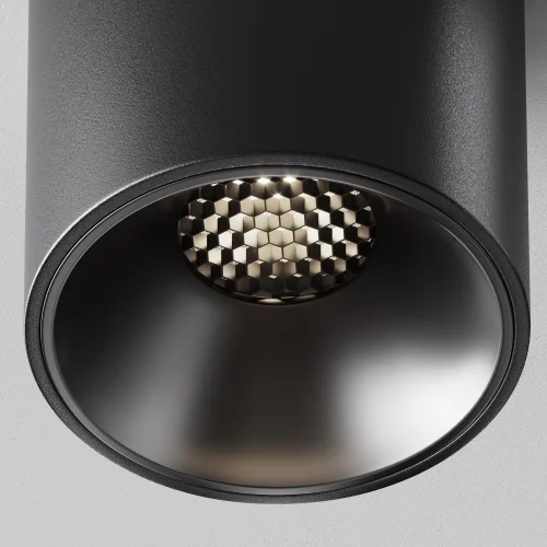 Светильник накладной LED Alfa LED C064CL-8W4K-RD-B Maytoni чёрный на 1 лампу, основание чёрное в стиле современный хай-тек круглый фото 3