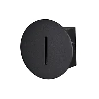 Светильник точечный LED Escala 7051/3WL Odeon Light чёрный на 1 лампу, основание чёрное в стиле минимализм хай-тек подсветка для лестниц и ступеней