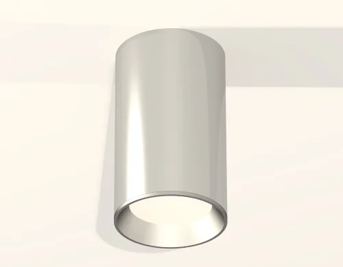 Светильник накладной Techno spot XS6325002 Ambrella light серебряный 1 лампа, основание серебряное в стиле современный круглый фото 2
