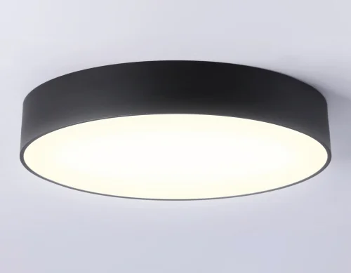 Светильник потолочный LED Air Alum FV5529 Ambrella light чёрный 1 лампа, основание чёрное в стиле современный хай-тек  фото 2