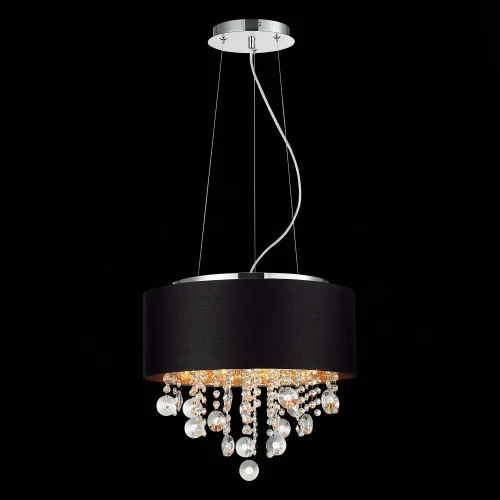 Светильник подвесной Lacchia SL1350.403.04 ST-Luce прозрачный чёрный 4 лампы, основание хром в стиле современный  фото 2