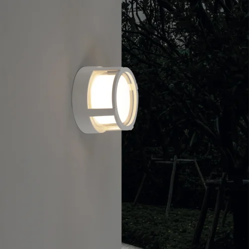 Настенный светильник уличный LED Creek 8858 Mantra уличный IP65 белый на 1 лампу, плафон белый в стиле современный LED фото 2