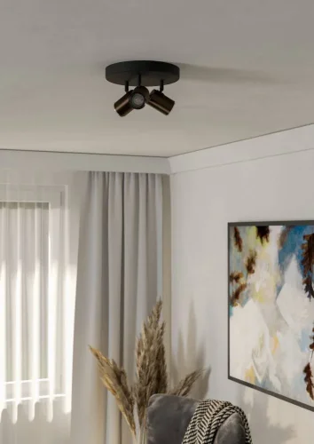 Спот с 3 лампами Consuma 300591 Eglo бронзовый GU10 в стиле современный фото 3 Спот с 3 лампами Consuma 300591 Eglo бронзовый GU10 в стиле современный фото 3