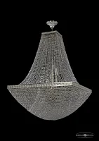 Люстра потолочная хрустальная 19322/H2/80IV GW Bohemia Ivele Crystal прозрачная на 22 лампы, основание золотое в стиле классический sp