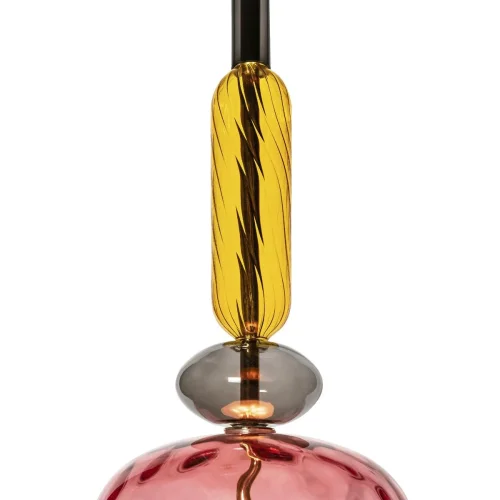 Светильник подвесной LED Candy 2008-D LOFT IT розовый 1 лампа, основание золотое в стиле современный арт-деко  фото 7