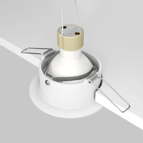 Светильник точечный Slim DL027-2-01W Maytoni белый 1 лампа, основание белое в стиле современный  фото 2