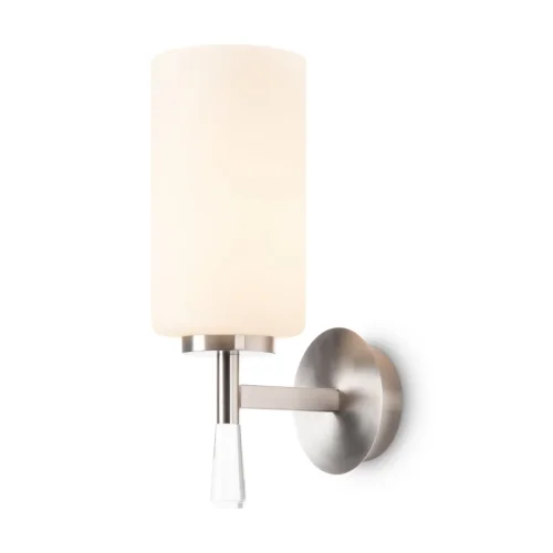 Бра Chic FR2031WL-01N Freya белый на 1 лампу, основание никель в стиле американский классический Бра Chic FR2031WL-01N Freya белый на 1 лампу, основание никель в стиле американский классический