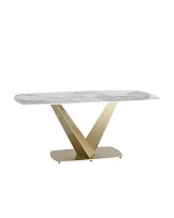 Стол обеденный Аврора, 180*90, керамика светлая УТ000034890 Stool Group столешница мрамор из керамика