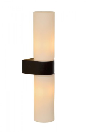 Бра Jesse 04202/02/30 Lucide белый на 2 лампы, основание чёрное в стиле классический 
