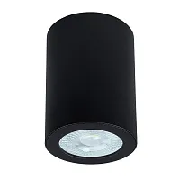 Светильник накладной Tino A1468PL-1BK Arte Lamp чёрный 1 лампа, основание чёрное в стиле современный круглый