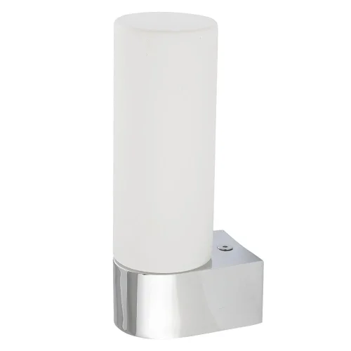 Бра Natalie 10723-NW Nowodvorski белый на 1 лампу, основание хром в стиле современный Бра Natalie 10723-NW Nowodvorski белый на 1 лампу, основание хром в стиле современный