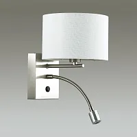 Бра KLOS WALL 151438-26 ImperiumLoft белый на 1 лампу, основание хром в стиле современный лофт для чтения Бра KLOS WALL 151438-26 ImperiumLoft белый на 1 лампу, основание хром в стиле современный лофт для чтения