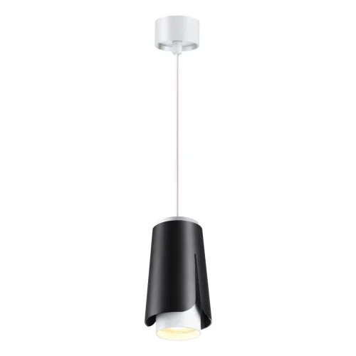 Светильник подвесной Tulip 370826 Novotech чёрный 1 лампа, основание белое в стиле современный  фото 3