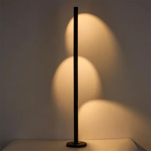 Парковый светильник LED Bamboo 7021/6FL Odeon Light уличный IP65 чёрный на 1 лампу, плафон чёрный в стиле хай-тек минимализм LED фото 4